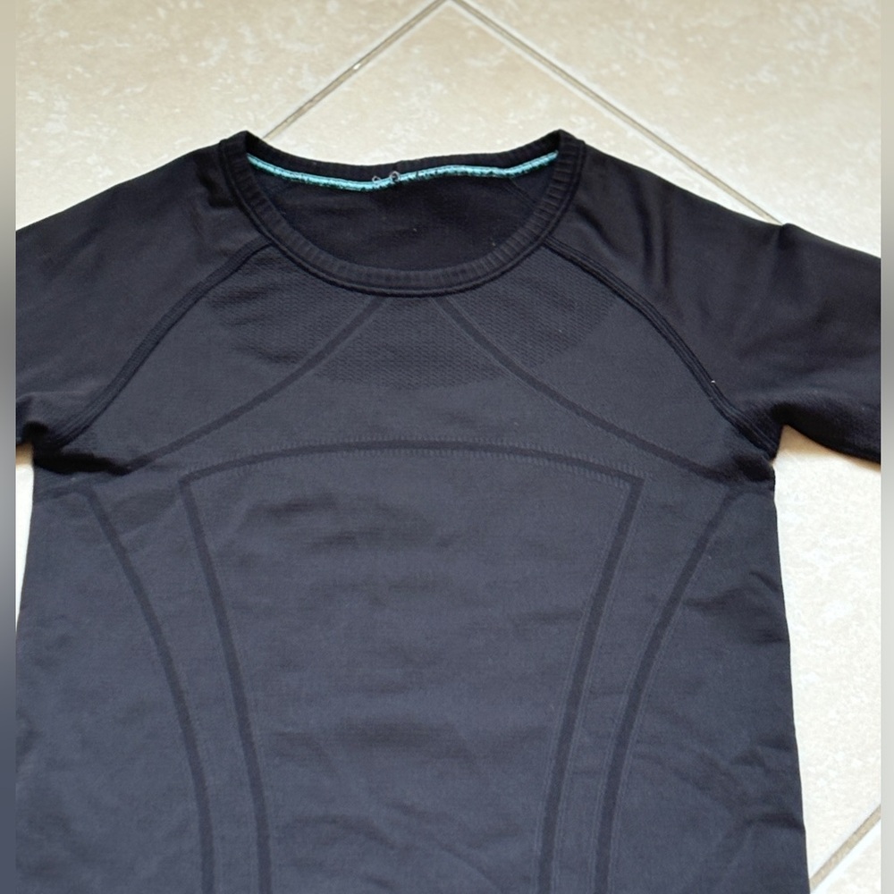 Plane black iviva shirt kids size 8 - Picture 2 of 4